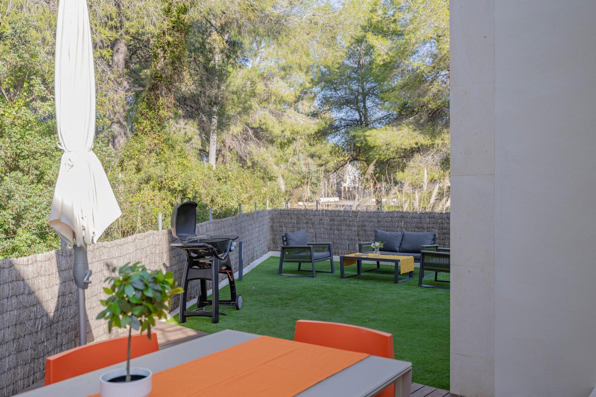 Villa Pam Beach House Playa De Muro - 200M To Beach With Hot Tub 알쿠디아 외부 사진