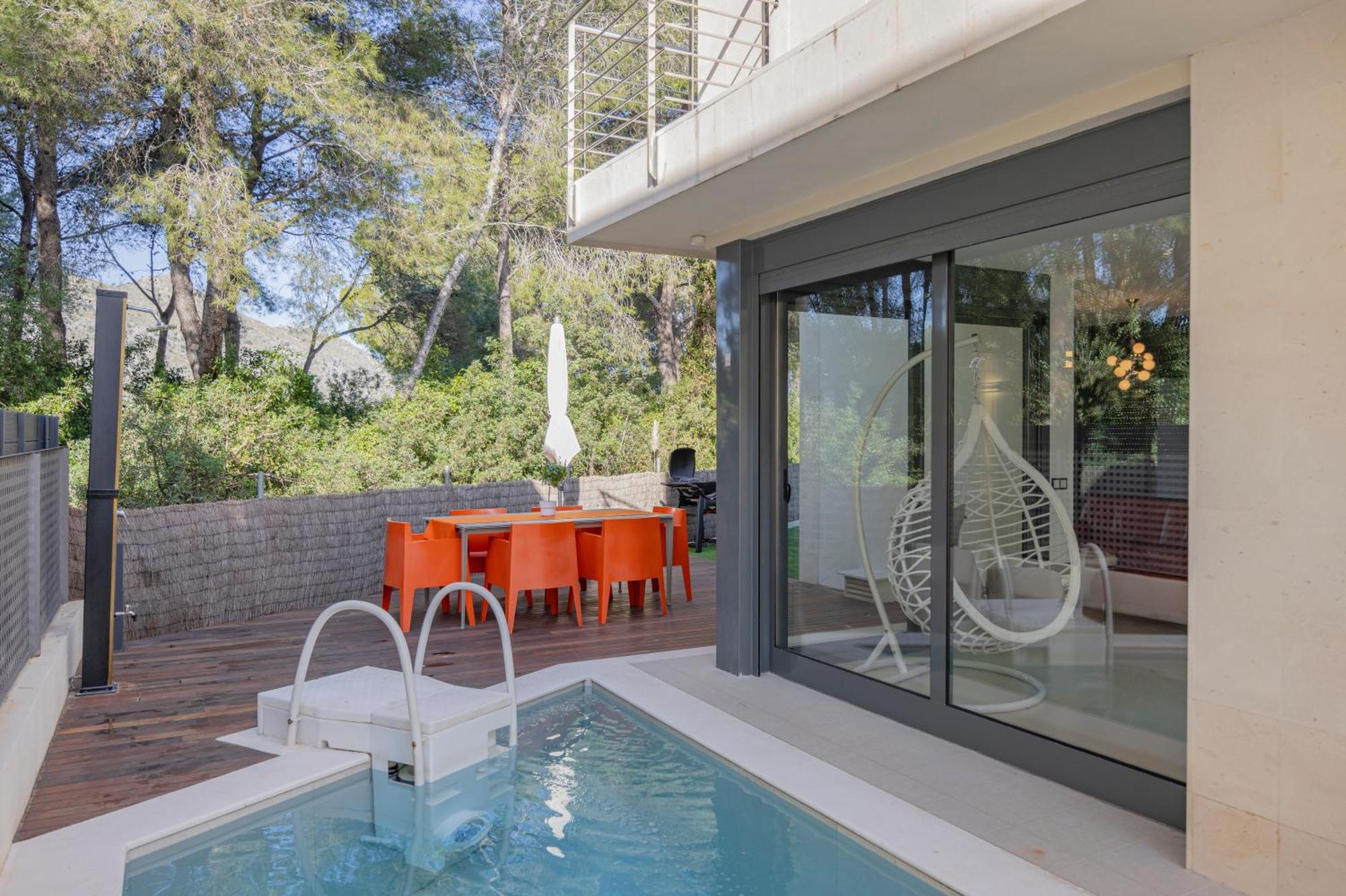 Villa Pam Beach House Playa De Muro - 200M To Beach With Hot Tub 알쿠디아 외부 사진